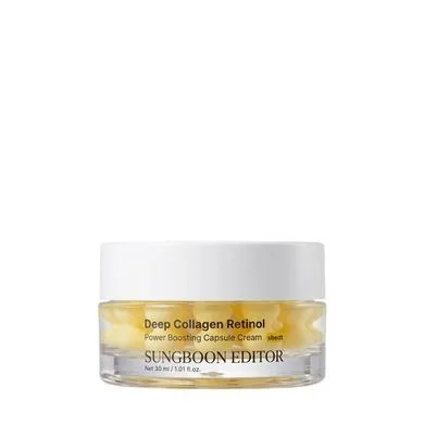 Sungboon Editor Deep Collagen Retinol Power Boosting Capsule Cream – крем-бустер з капсулами ретинолу та колагену