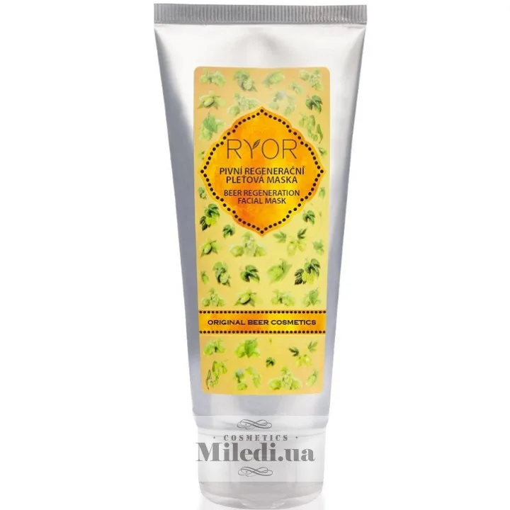 Маска регенеруюча для обличчя з екстрактом хмелю Ryor Beer Regeneration Facial Mask 100 мл