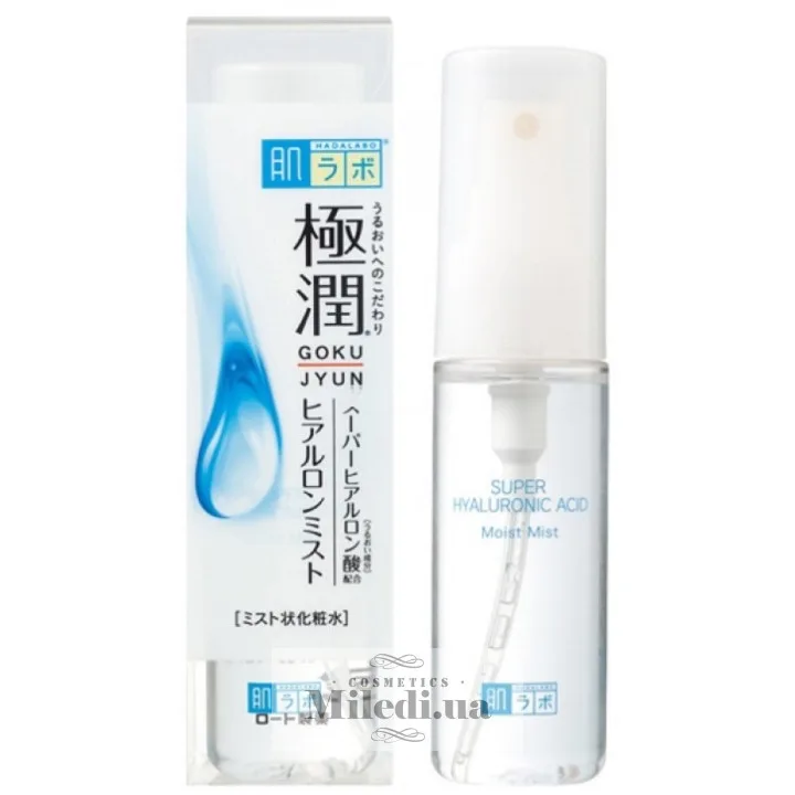 Міст з нано гіалуроновою кислотою для обличчя Hada Labo Rohto Gokujyun Hydrating Mist 45 мл