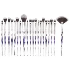 Набір пензлів для макіяжу MAANGE makeup brush set Metal Gradient фіолетовий (20шт)