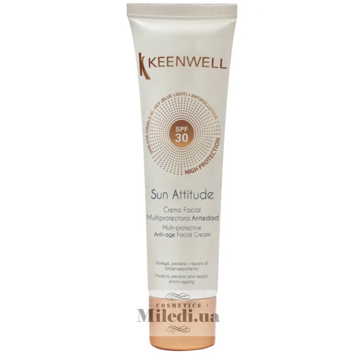 Мульти захисний антивіковий крем Keenwell Sun Attitude Multi-Protective Anti-Age Facial Cream SPF30 60 мл