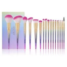 Набір пензлів для макіяжу професійний DOCOLOR Professional makeup brush set Fantasy градієнт (16шт)