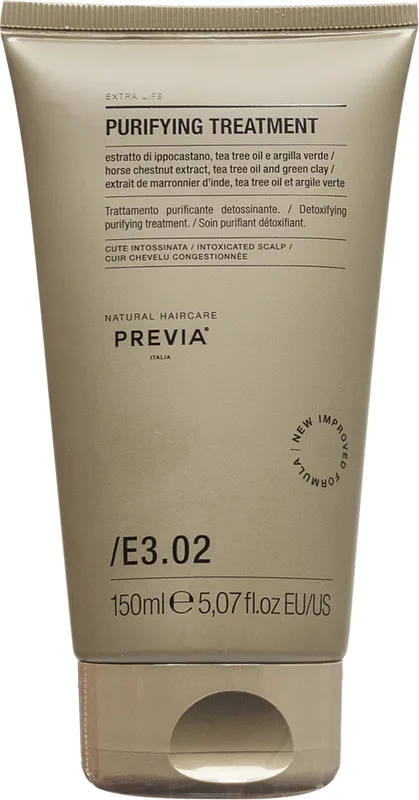 Очищувальний детокс-догляд для шкіри голови PREVIA Natural Haircare E3.02 150 мл