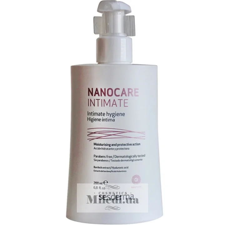 М'який гель для інтимної гігієни SesDerma Laboratories Nanocare Intimate Hygiene Gel 200 мл