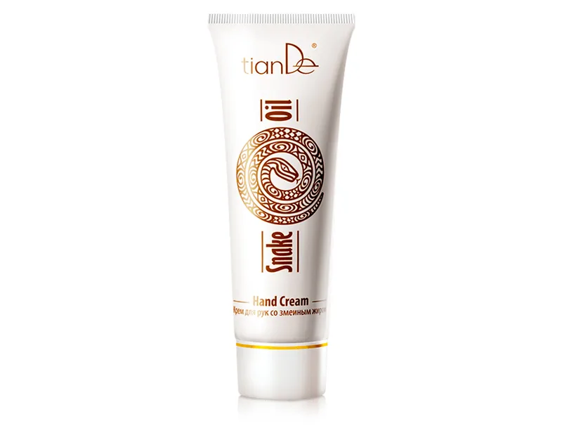 Відновлюючий крем для рук зі зміїним жиром TianDe Snake Oil Hand Cream, 80мл