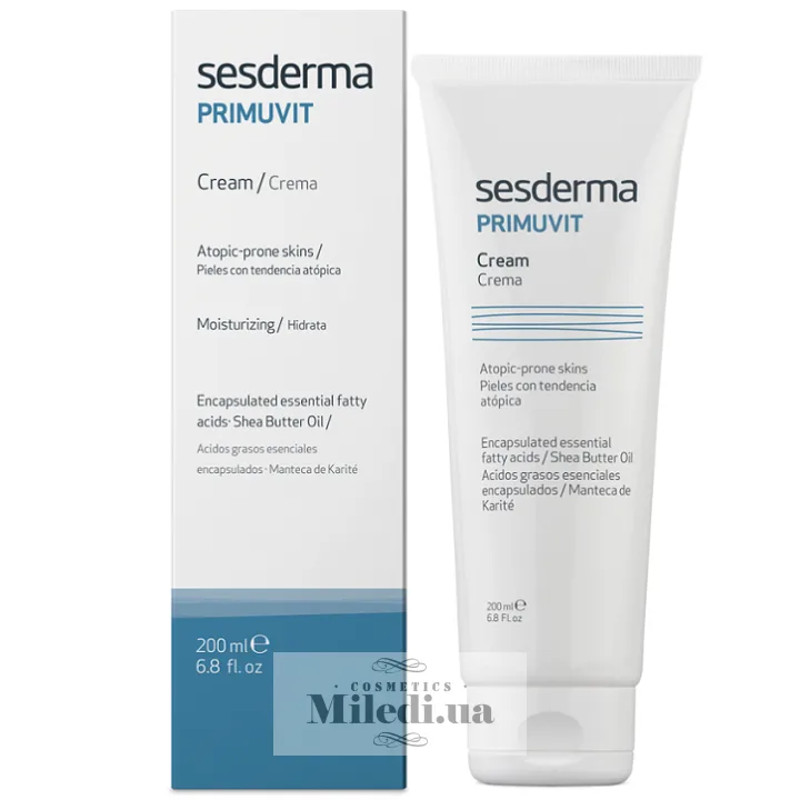 Зволожуючий крем для атопічної шкіри Sesderma Laboratories Primuvit Moisturizing Cream 200 мл