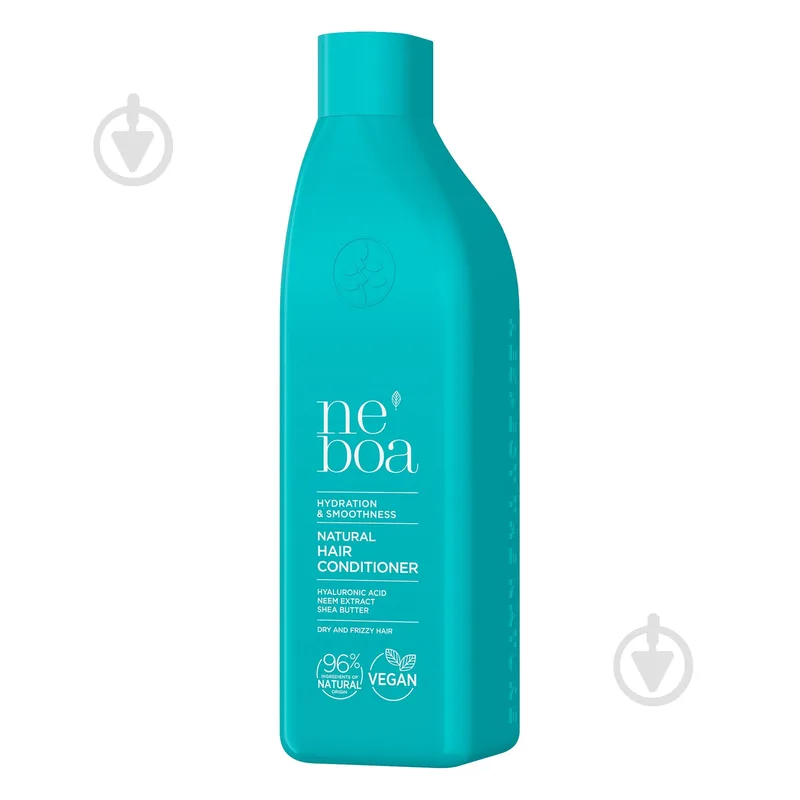 Кондиціонер NEBOA Hydration & Smoothness Natural для зволоження та згладжування сухого і пухнастого волосся 300 мл