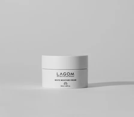 LAGOM White Moisture Cream – зволожуючий крем для обличчя з колагеном і ніацинамідом 50 мл
