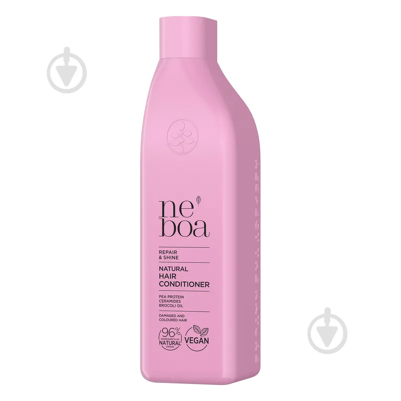 Кондиціонер NEBOA Repair & Shine Natural для відновлення та реконструкції пошкодженого і фарбованого волосся 300 мл
