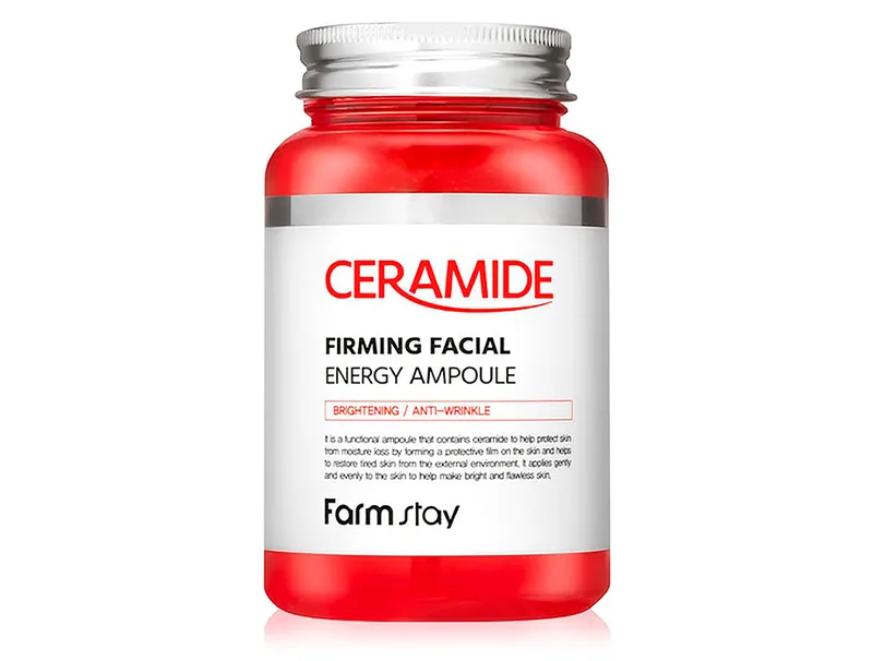 Багатофункціональна сироватка для обличчя з керамідами FarmStay Ceramide Firming Facial Energy Ampoule, 250мл