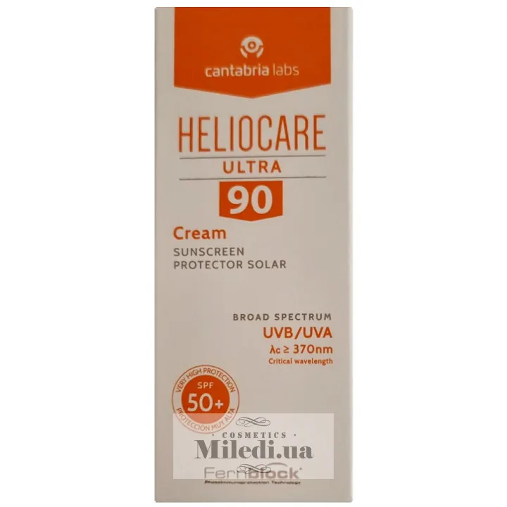 Сонцезахисний ультра крем для нормальної і сухої шкіри Cantabria Labs Heliocare Ultra Cream SPF90 50 мл