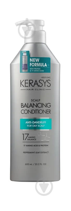 Кондиціонер KERASYS Hair Clinic Oily Scalp Balancing 600 мл