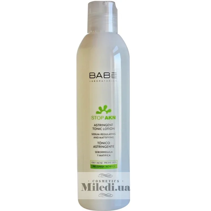 Тонік для жирної шкіри звужуючий пори Babe Laboratorios Astringent Tonic Lotion 250 мл