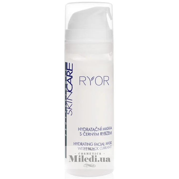 Зволожуюча маска з чорною смородиною і алое вера Ryor Professional Skin Care Hydrating Facial Mask 150 мл