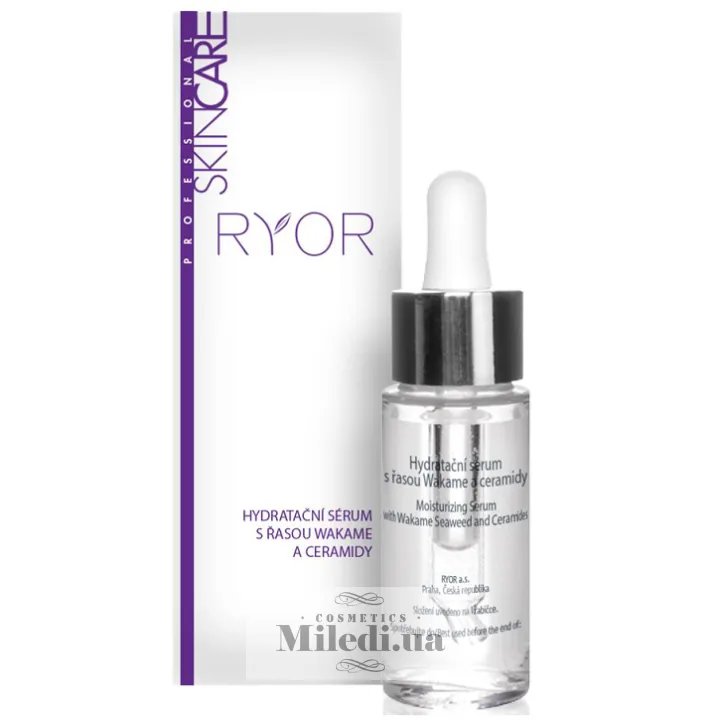 Зволожуюча сироватка з водоростями Вакаме і керамідами Ryor Professional Moisturizing Serum Wakame 15 мл