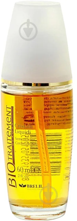 Рідина Brelil Professional Bio Traitement Beauty для посічених кінчиків з ефектом блиску Рідкі кристали 60 мл (8011935051205)