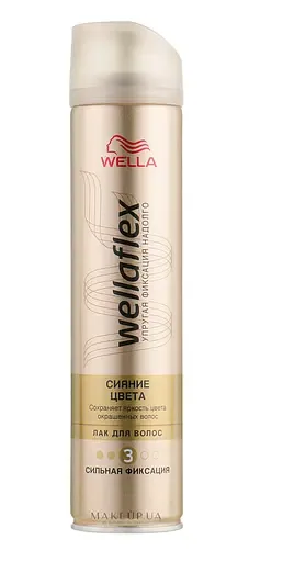 Лак для волосся Wellaflex Сяйво кольору Сильної фіксації, 250 мл