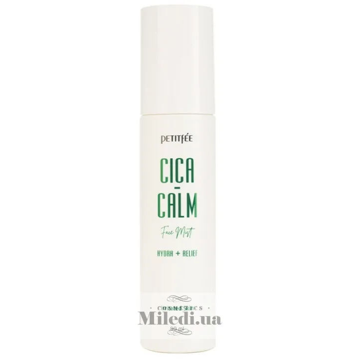 М'який заспокійливий міст з екстрактом центелли азіатської Petitfee Cica Calm Face Mist 90 мл