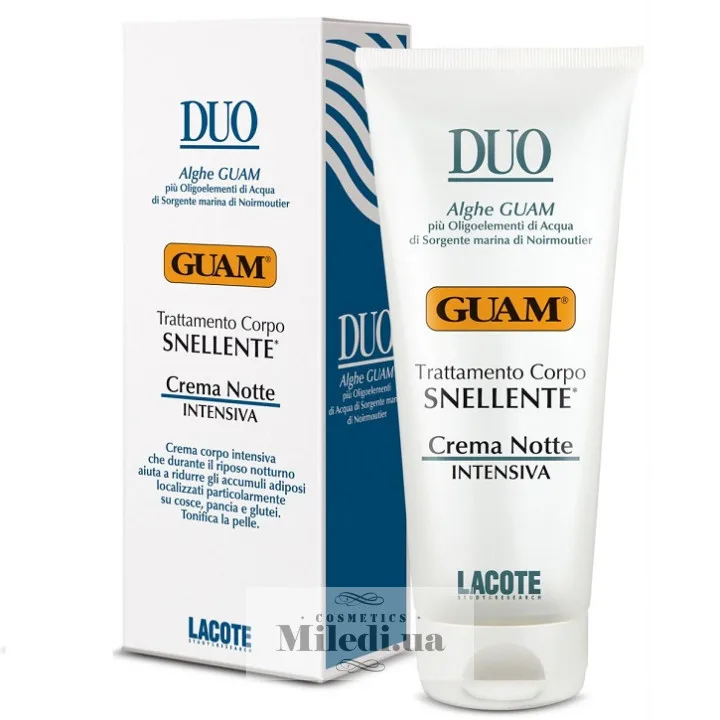 GUAM DUO Snellente Crema Notte - Нічний крем для тіла Стрункий силует