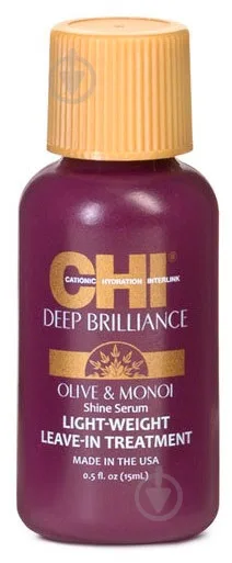 Шовк рідкий CHI Deep Brilliance Olive & Monoi Shine Serum 15 мл
