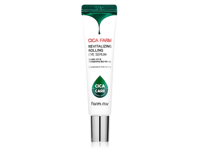 Сироватка-ролер для шкіри навколо очей з екстрактом центелли FarmStay Cica Farm Revitalizing Rolling Eye Serum, 25мл