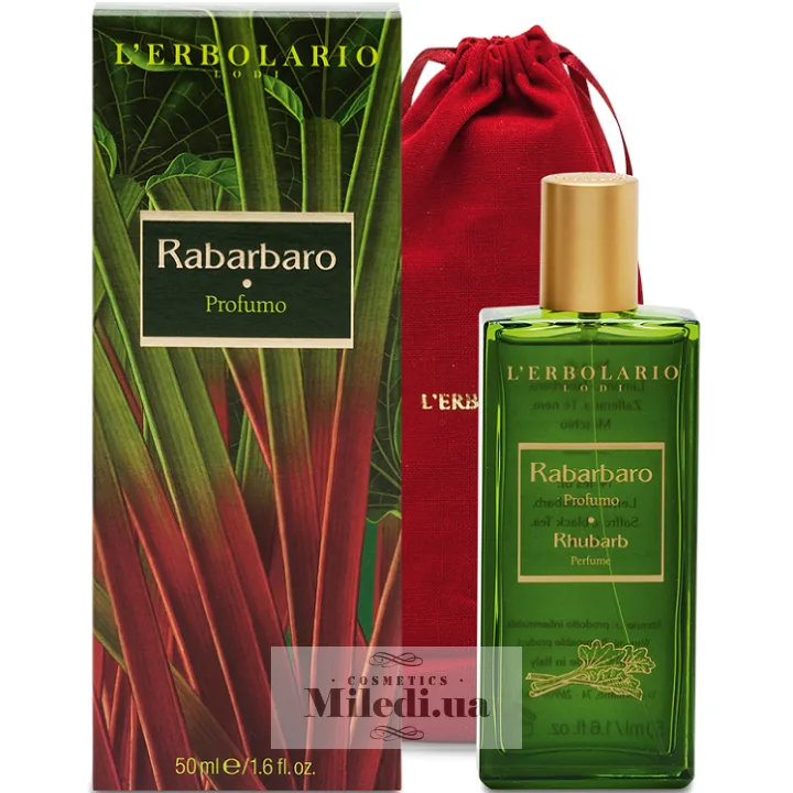 Парфумована вода Ревінь L`Erbolario Profumo Rabarbaro 50 мл