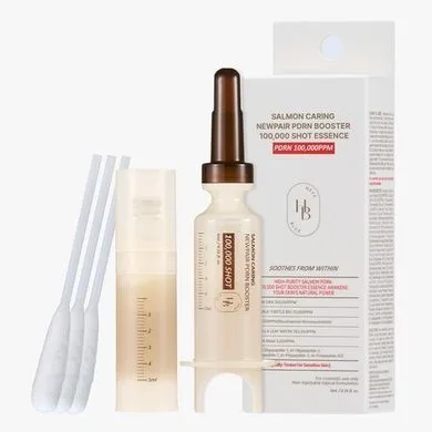 HEVEBLUE Salmon Caring Centella New Pair PDRN Booster 100,000 Shot – бустерна есенція з PDRN лолося (1 ампула)