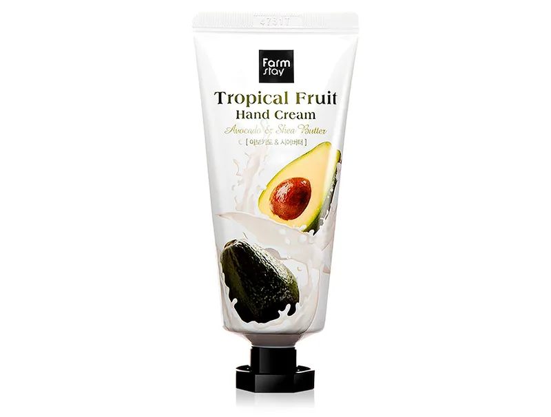 Крем для рук з авокадо та маслом ши FarmStay Tropical Fruit Hand Cream Avocado & Shea Butter, 50мл