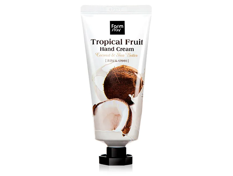 Крем для рук з кокосом та маслом ши FarmStay Tropical Fruit Hand Cream Coconut & Shea Butter, 50мл