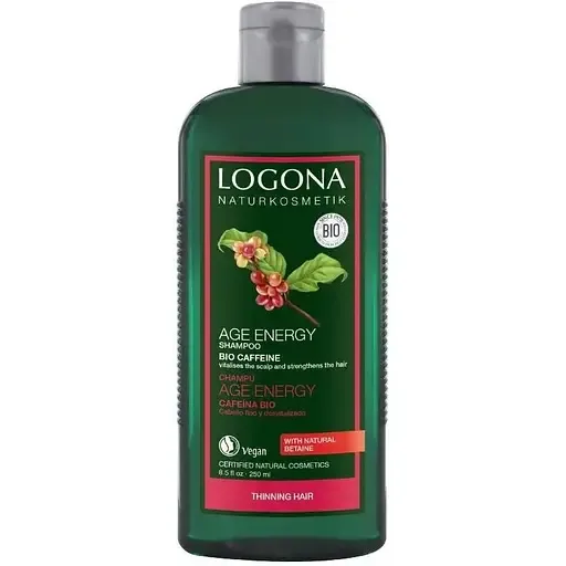 Біо-Шампунь Logona зміцнення та ріст з кофеїном для волосся з віковими змінами 250 мл
