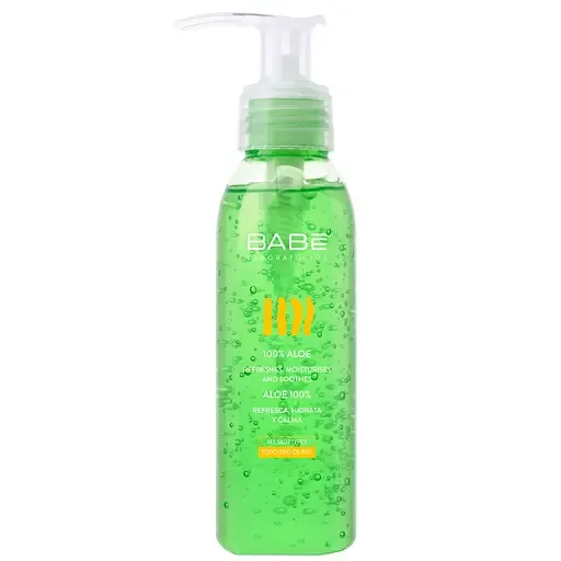 Зволожуючий гель для тіла зі 100% алое Babe Laboratorios Travel Size Body, 90 мл