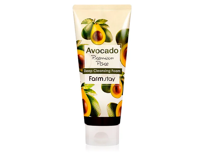 Пінка для вмивання з екстрактом авокадо FarmStay Avocado Deep Cleansing Foam, 180мл