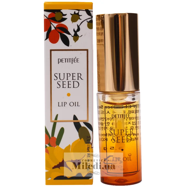 Поживне масло для губ з комплексом рослинних олій Petitfee Super Seed Lip Oil 3,5 мл