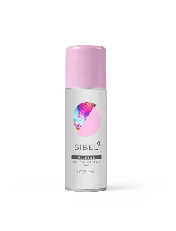 Спрей фарба для волосся Sibel PASTEL Hair Colour Spray Rose 125 мл Рожево-пастельний (230000-16)