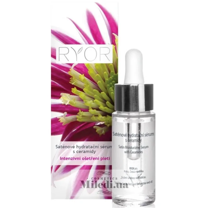 Сатинова зволожуюча сироватка з керамідами Ryor Satin Moisturizing Serum with Ceramides 15 мл