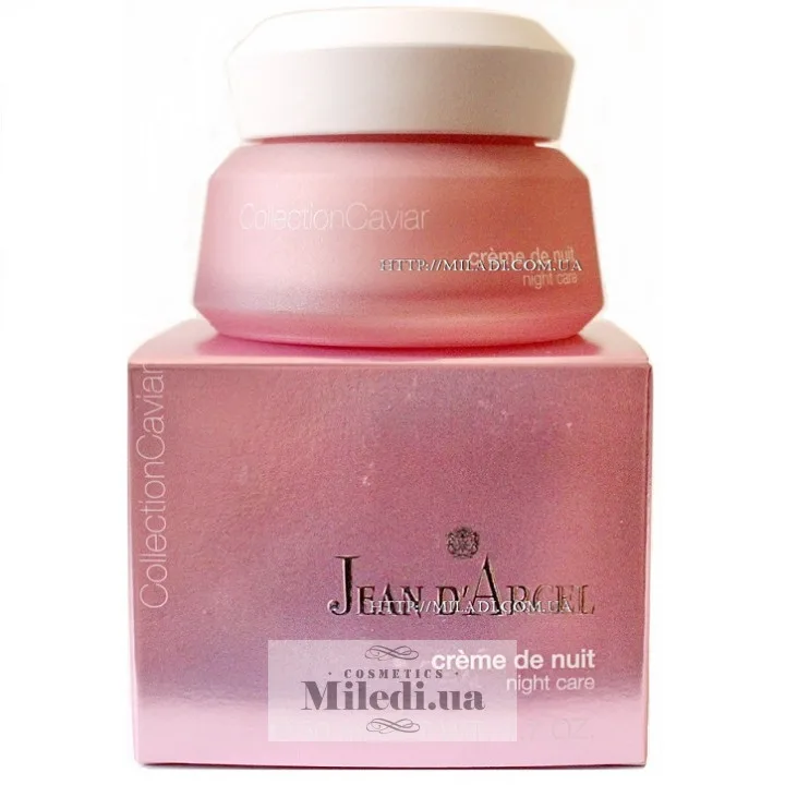 Реструктуруючий нічний крем для зміцнення контуру обличчя Jean d'Arcel Caviar Crème De Nuit 50 мл