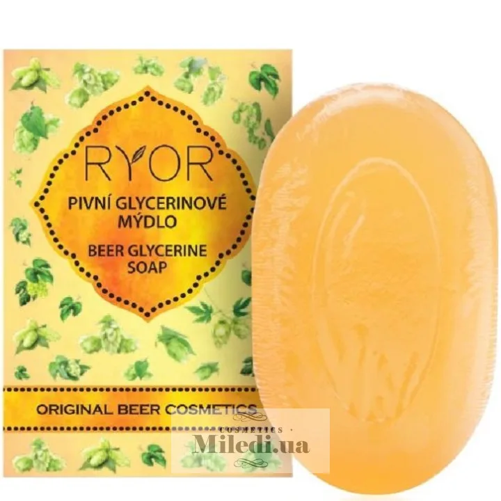 Пивне гліцеринове мило з екстрактом хмелю Ryor Beer Glycerine Soap 100 г