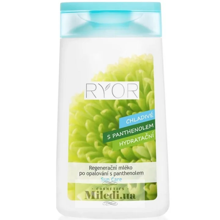 Регенераційне молочко після засмаги з пантенолом Ryor Regenerating After-Sun Lotion Panthenol 200 мл