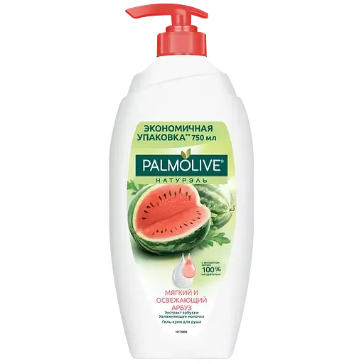 Гель для душу Palmolive Натурель М'який та освіжаючий кавун, 750 мл