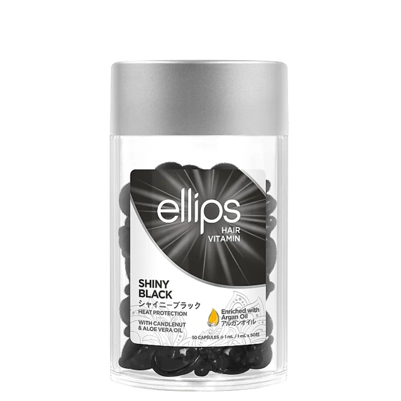 Вітаміни для волосся Ellips Hair Vitamin Shiny Black 50 шт. х 1 мл (1813118763)