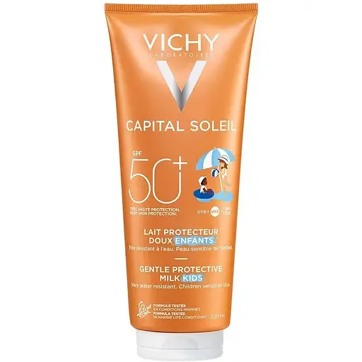 Сонцезахисне водостійке молочко Vichy Capital Soleil Milk для дітей SPF 50 300 мл (M4641821)