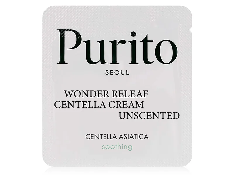 Крем для чутливої ​​шкіри обличчя з центелою Purito Seoul Wonder Releaf Centella Cream Unscented