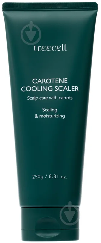 Скраб для шкіри голови охолоджуючий із каротином Treecell Carotene Cooling Scaler 250 г
