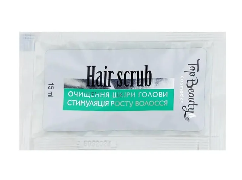 Скраб для шкіри голови Top Beauty Hair scrub ментоловий