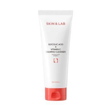 SKIN&LAB Glycolic Acid × Vitamin C Calming Cleanser – заспокійливий гель для очищення з гліколевою кислотою та вітаміном C 150 мл.
