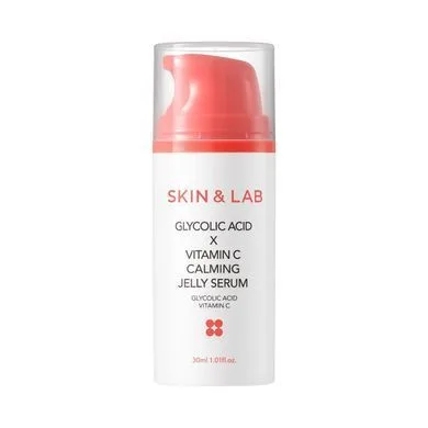 SKIN&LAB Glycolic Acid × Vitamin C Calming Jelly Serum – заспокійлива гелева сироватка з гліколевою кислотою та вітаміном C 30 мл.