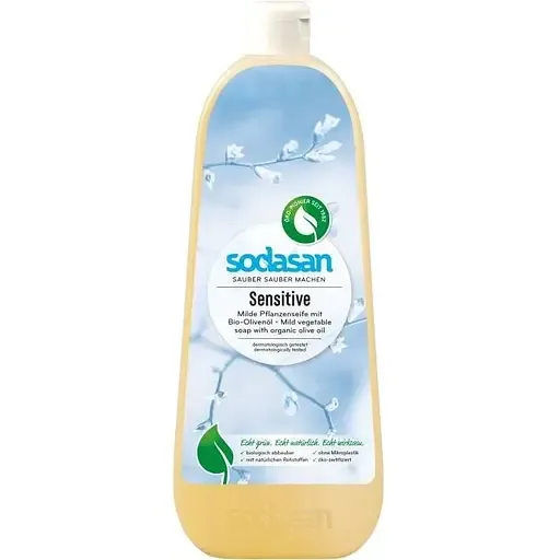 Органічне рідке мило Sodasan Sensitive 1 л