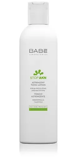 Тонік Babe Laboratorios Stop AKN, для очищення та звуження пір, 200 мл (8437014389234)