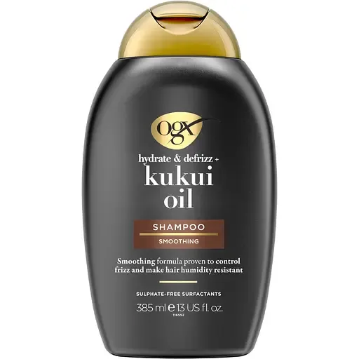 Шампунь OGX Kukuí Oil Зволоження та гладкість, з олією гавайського горіха 385 мл