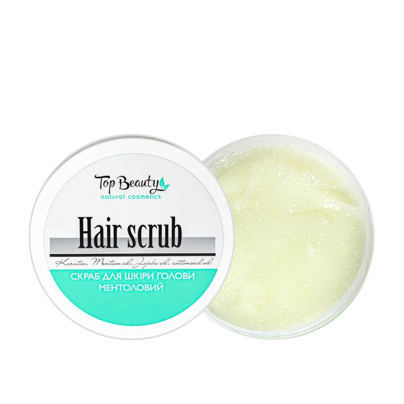 Скраб для шкіри голови Top Beauty Menthol Hair Scrub з ментолом 250 мл